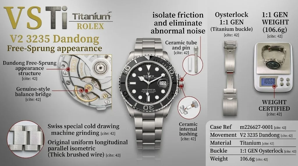 VSF Titanium Yacht-Master 226627 V2: Wha