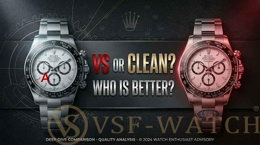 VSF Factory vs. Clean Factory Rolex Daytona 126500LN: Which One to Buy