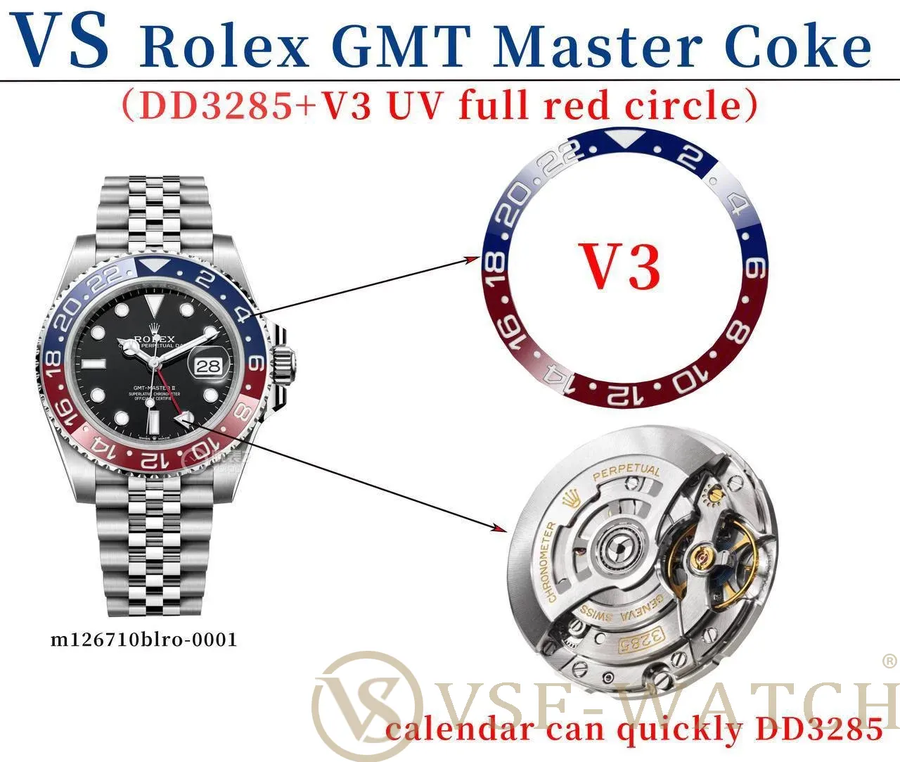 VSF Rolex GMT-Master II V3 (DD3285): What the V3 Update Actually Fixed