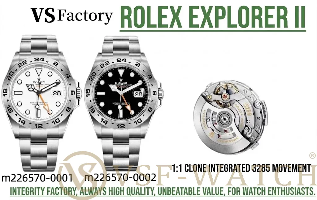 VSF Watch Rolex Explorer II 226570: The 3285 Movement Upgrade