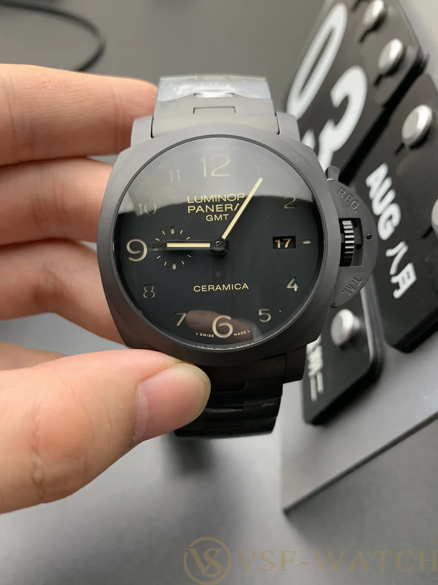 VSF Watch Panerai Luminor 1950 “Tuttonero” GMT 44mm PAM00438