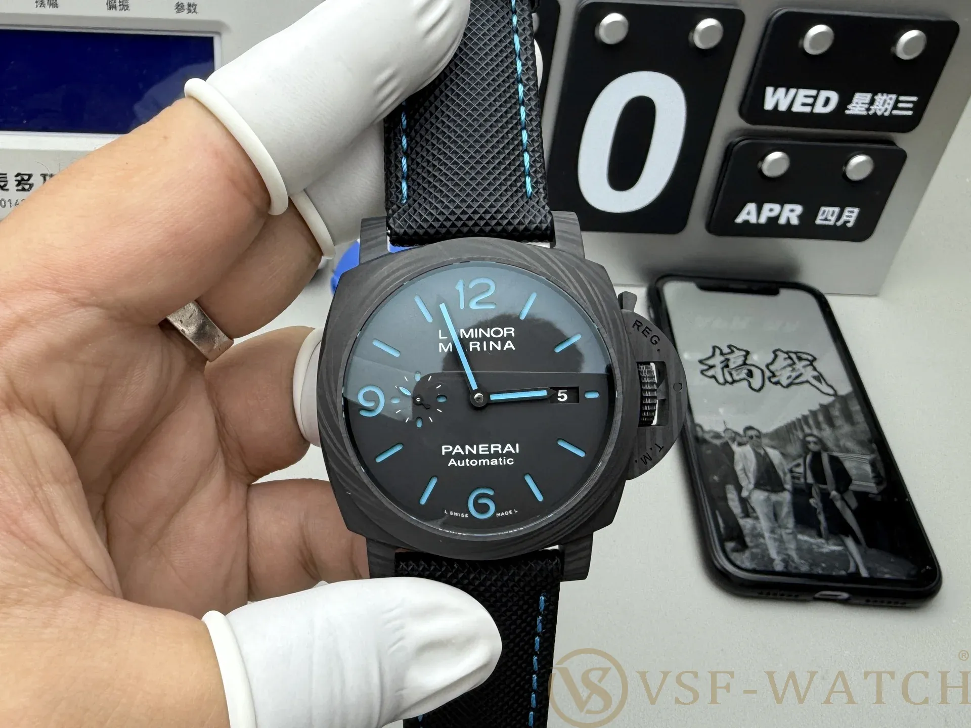 VSF Watch Factory Panerai Luminor Marina Carbotech 44mm PAM0