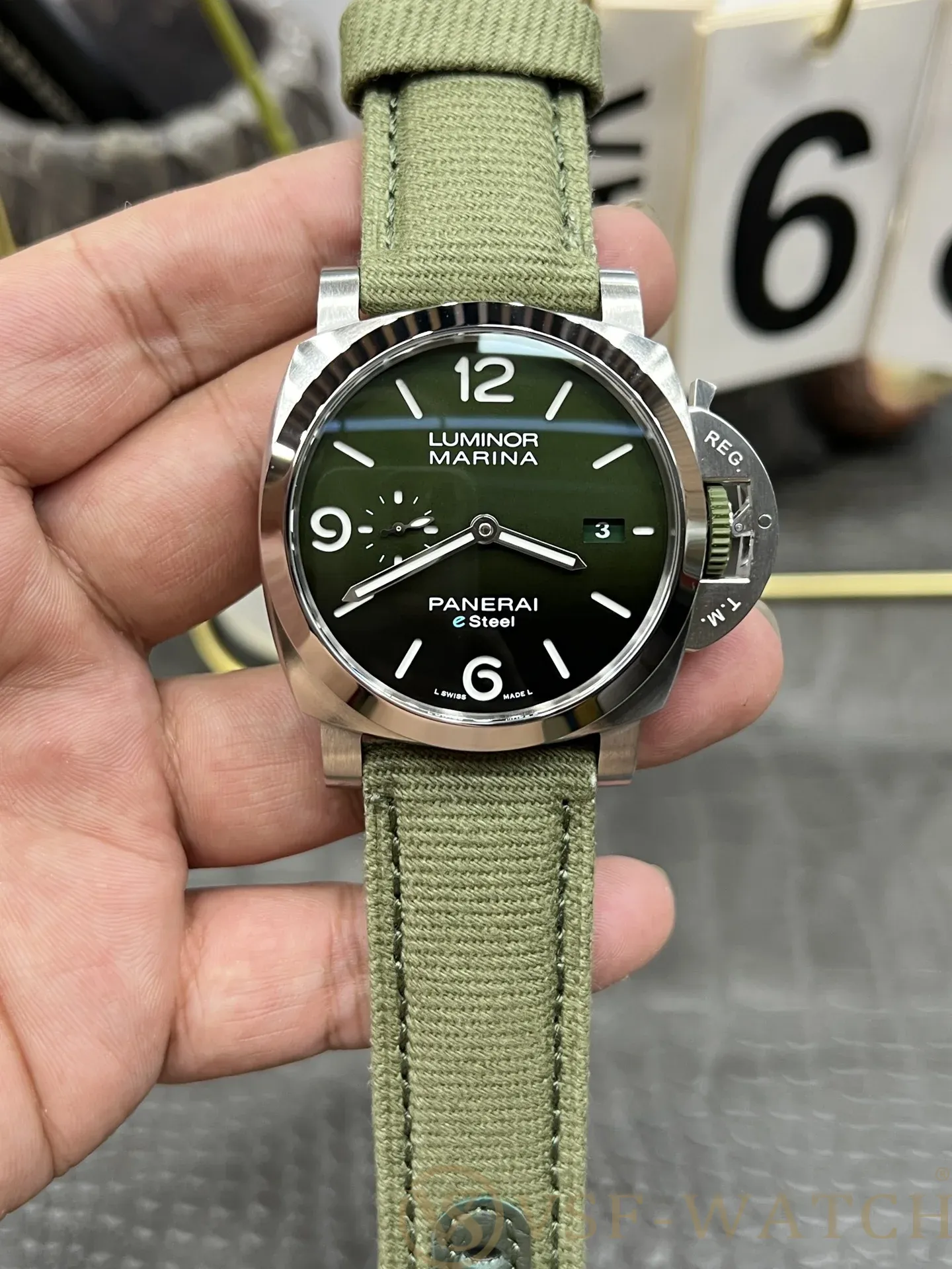 VSF Watch Factory Panerai Luminor Marina 44mm “Verde Smerald