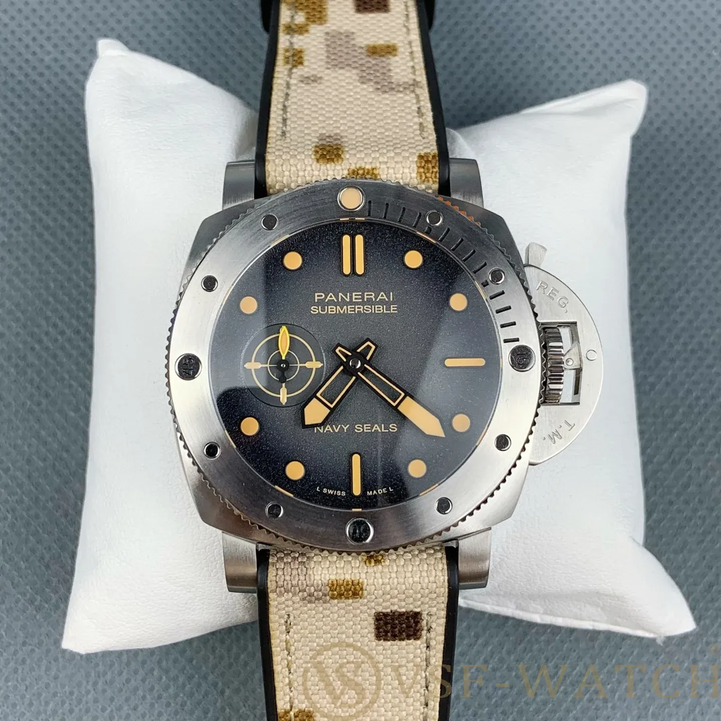 VSF Watch Factory Panerai Submersible 44mm Black Dial Camouf