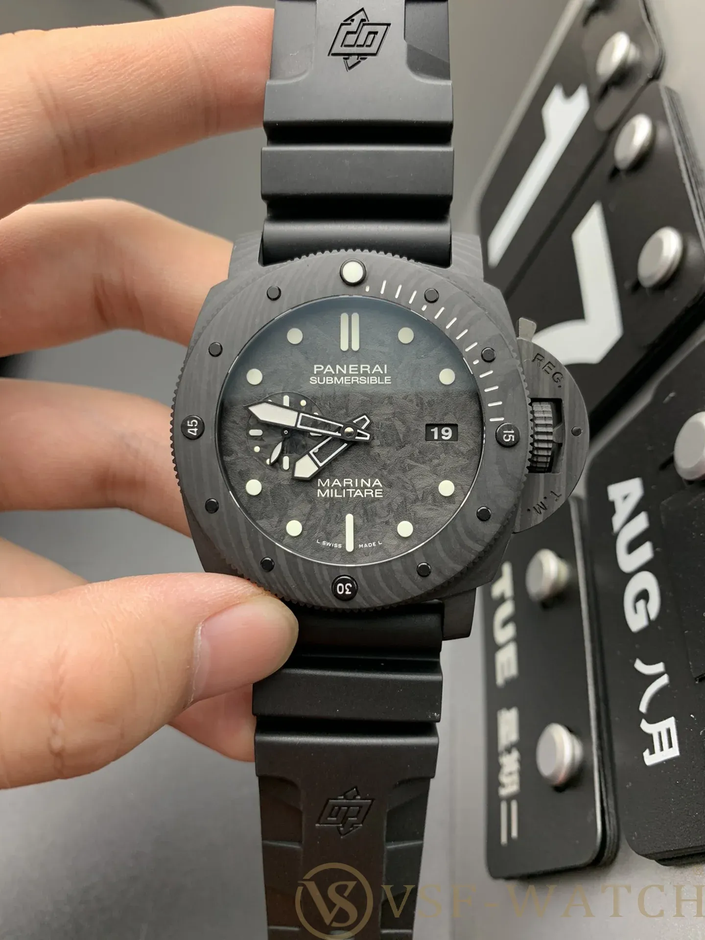 VSF Watch Factory Panerai Submersible Marina Militare Carbot