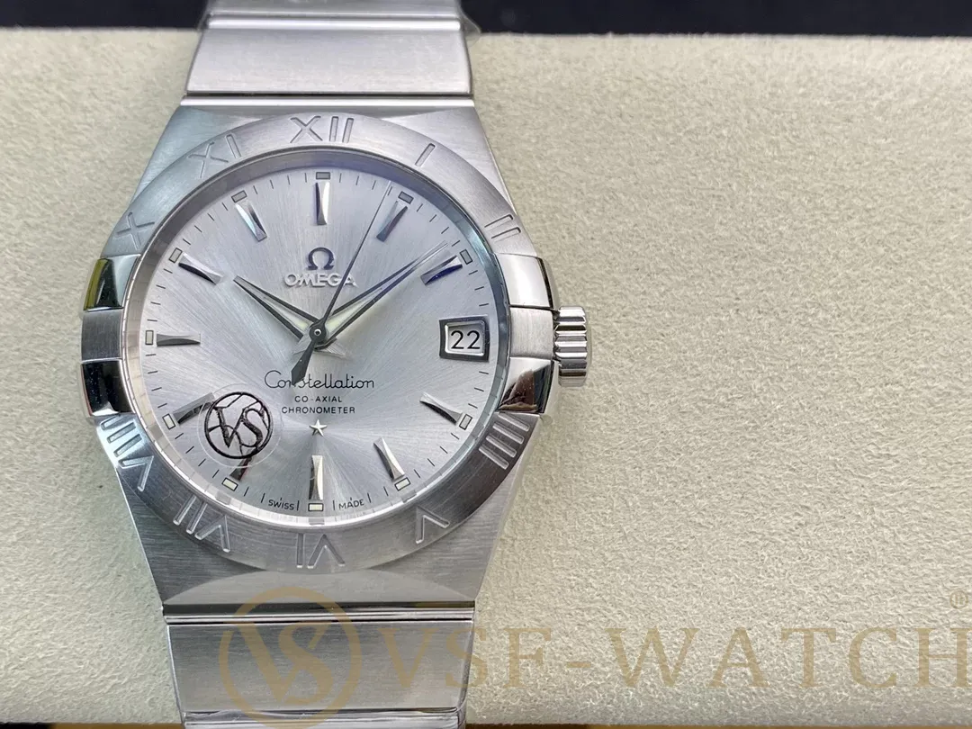 VSF Watch Factory Omega Constellation 38mm Steel Silver Dial