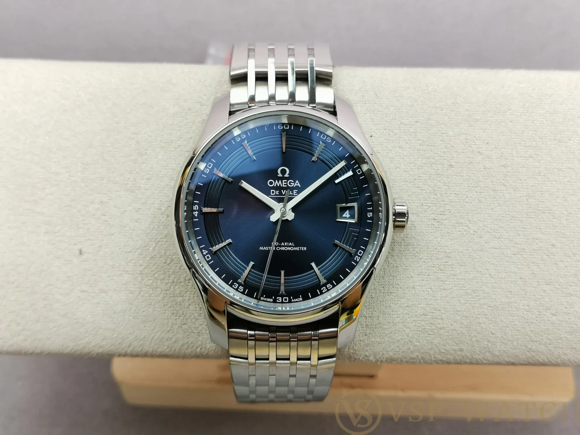 VSF Watch Factory Omega De Ville Hour Vision 41mm Blue Dial 
