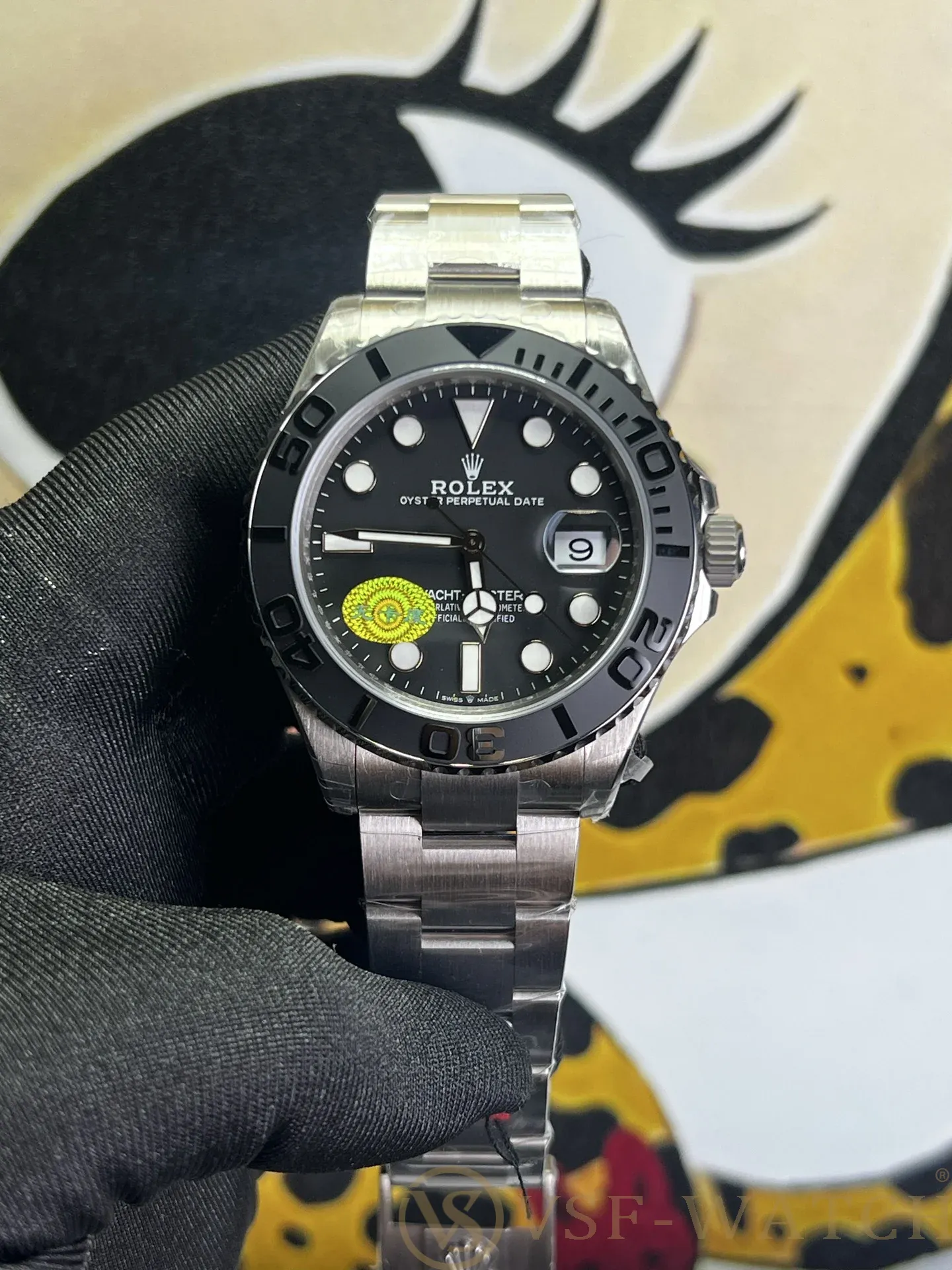 VSF Watch Factory Rolex Yacht-Master Titanium 42mm Black Dia