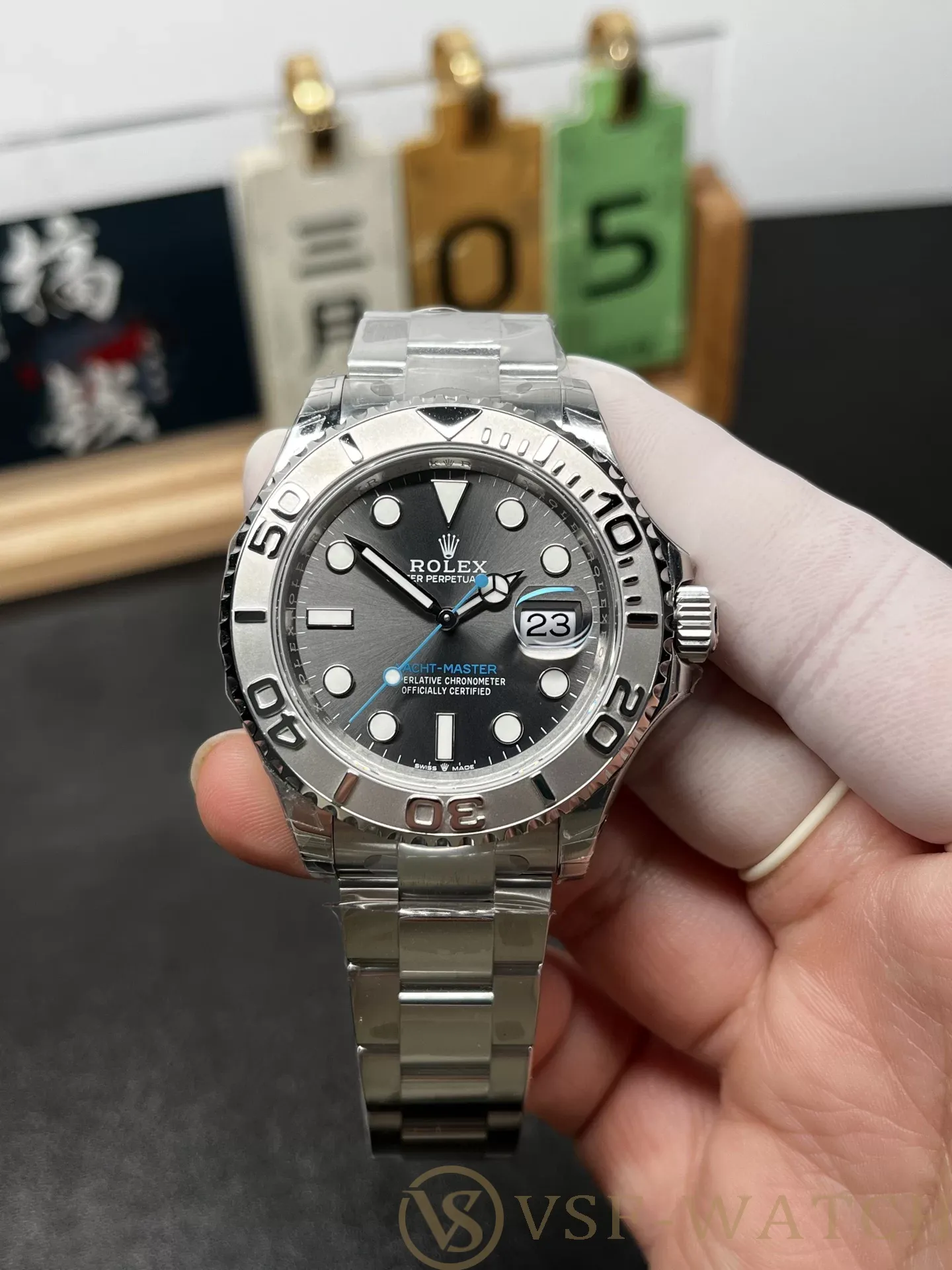 VSF Watch Factory Rolex Yacht-Master 40mm Slate “Rhodium” Di