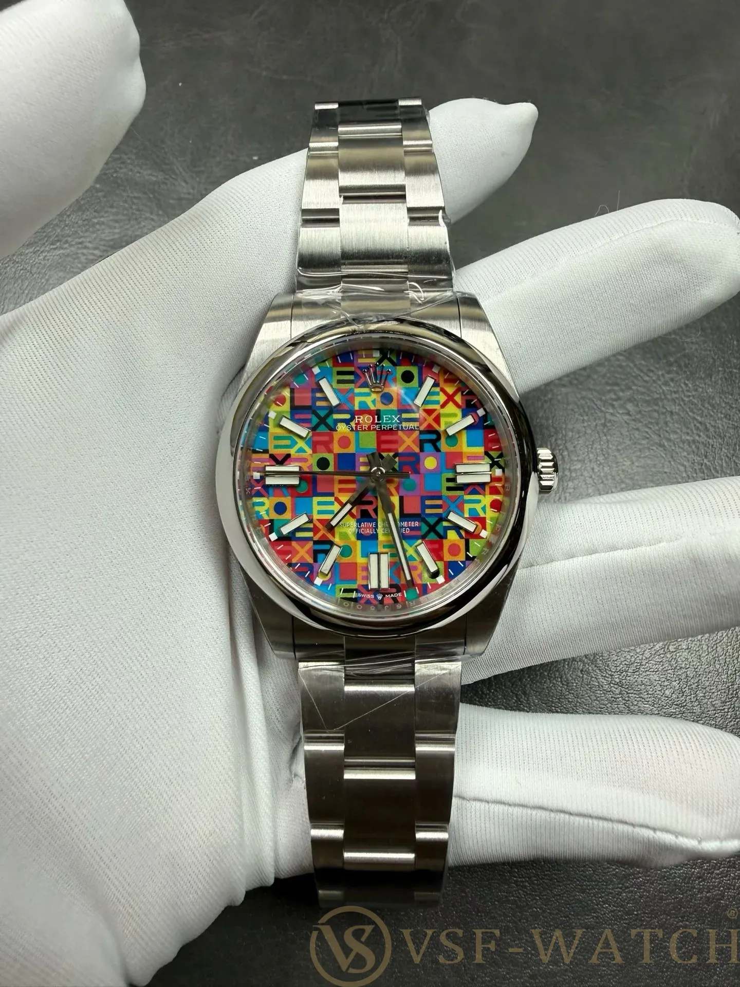 VSF Watch Factory Rolex Oyster Perpetual 41mm Multicolor Dia