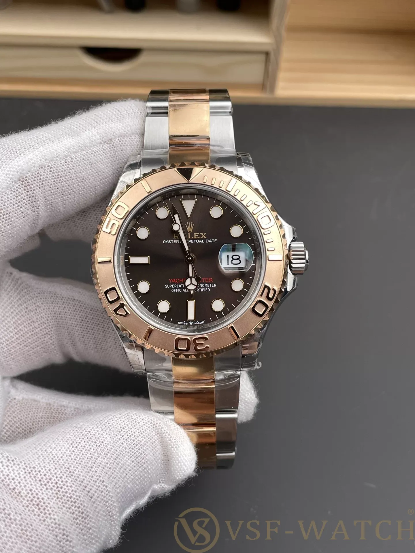 VSF Watch Factory Rolex Yacht-Master 40mm Two-Tone Rose Gold