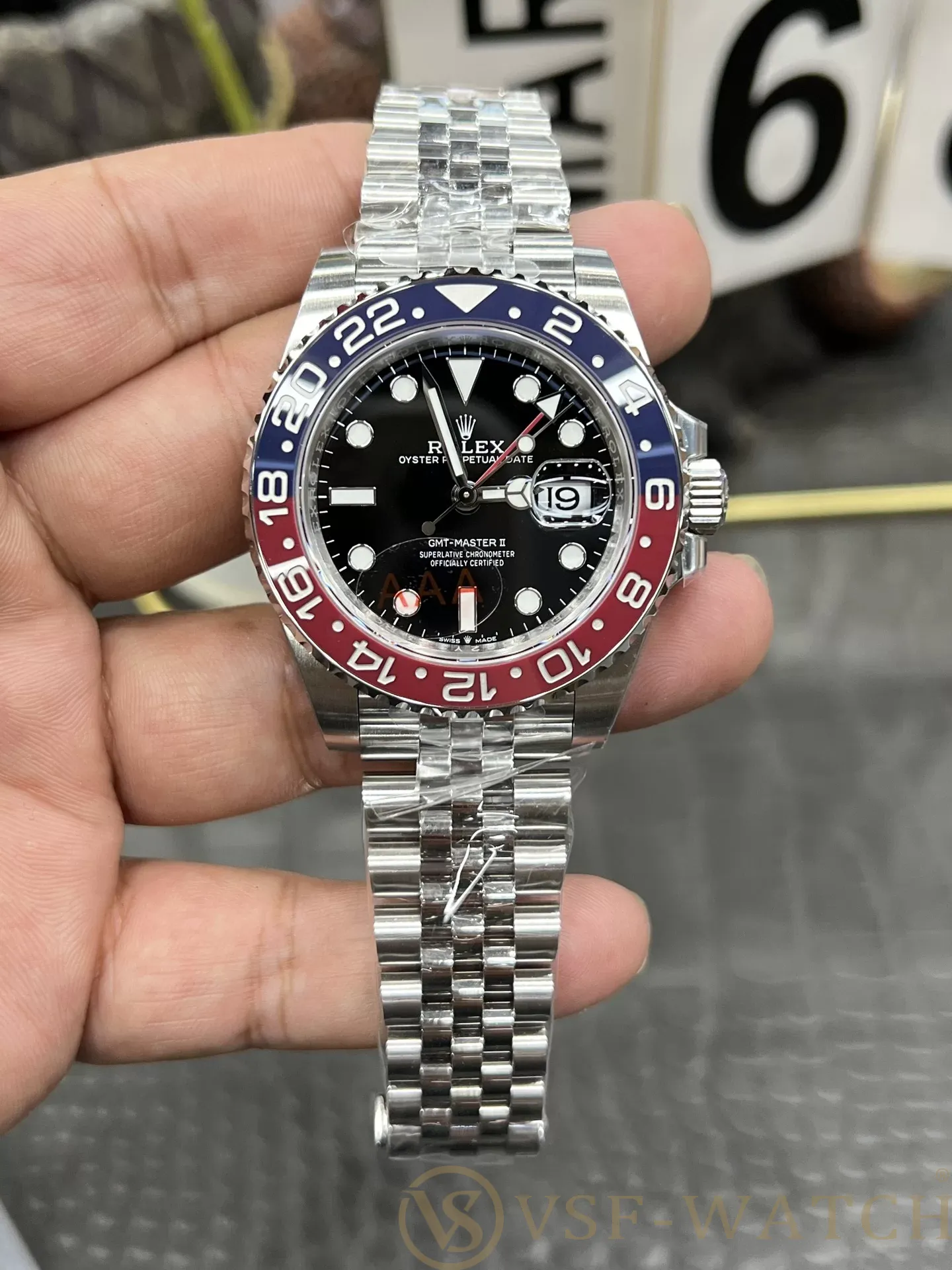 VSF Watch Factory Rolex GMT-Master II “Pepsi” Red/Blue Ceram