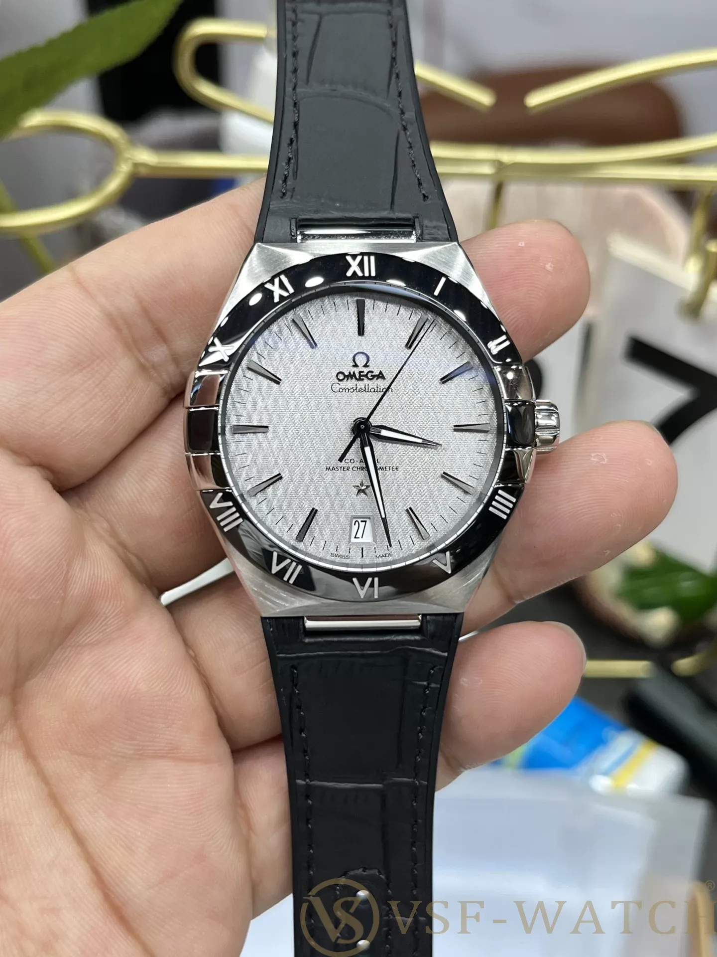 VSF Watch Factory Omega Constellation 41mm Steel Black Ceram