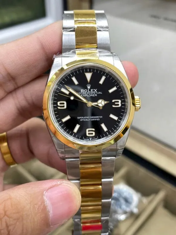 VSF Watch Factory Rolex Explorer 124273 SS/YG Plated Black D