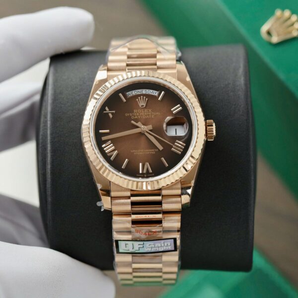 VSF Watch Factory Rolex Day-Date 128235 RG Plated Ombre Brow