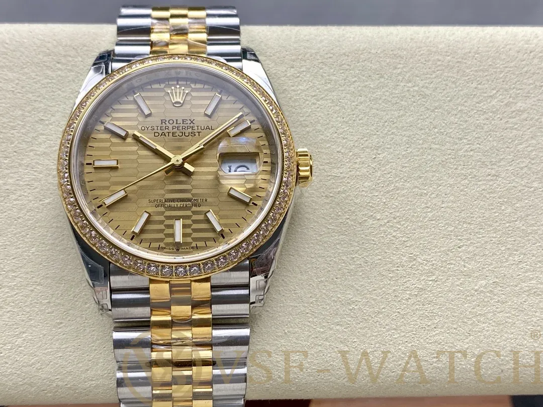 VSF Watch Factory Rolex Datejust 36 Two-Tone Yellow Gold Dia