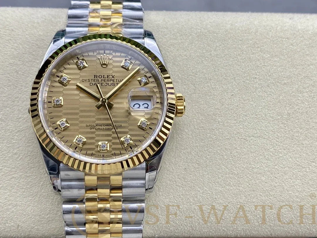 VSF Watch Factory Rolex Datejust 36 Two-Tone Yellow Gold Gol