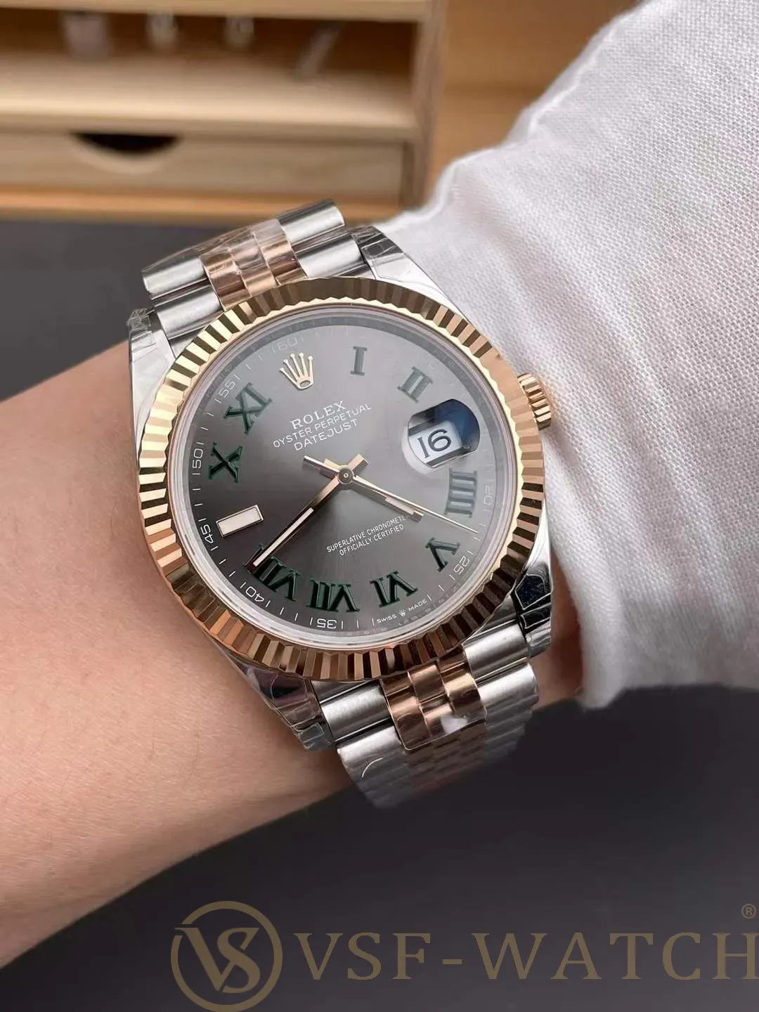 VS Factory (VSF) Rolex Datejust 41 126331 “Chocolate Dial” T