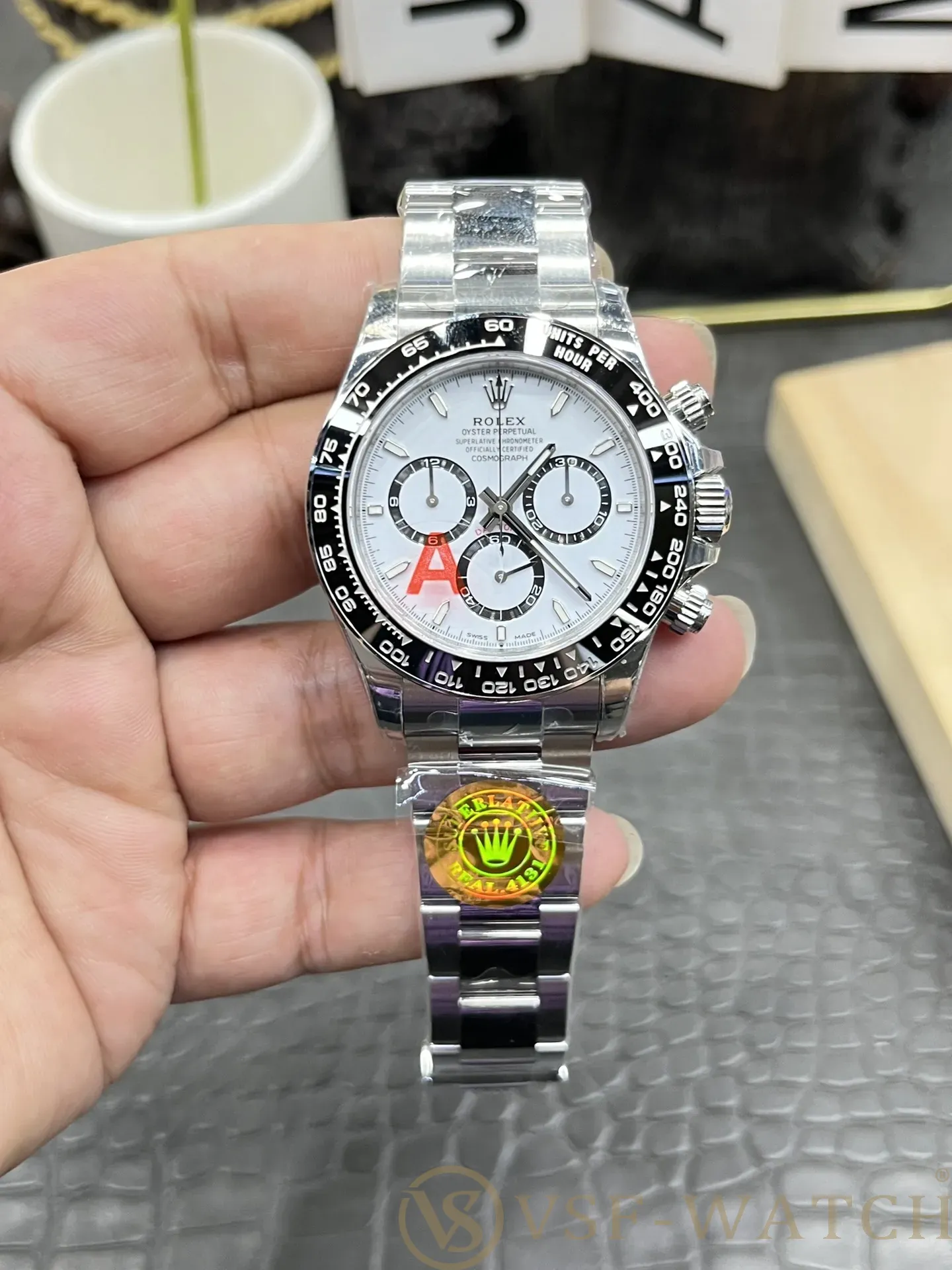 VSF Watch Factory Rolex Cosmograph Daytona “Panda” White Dia