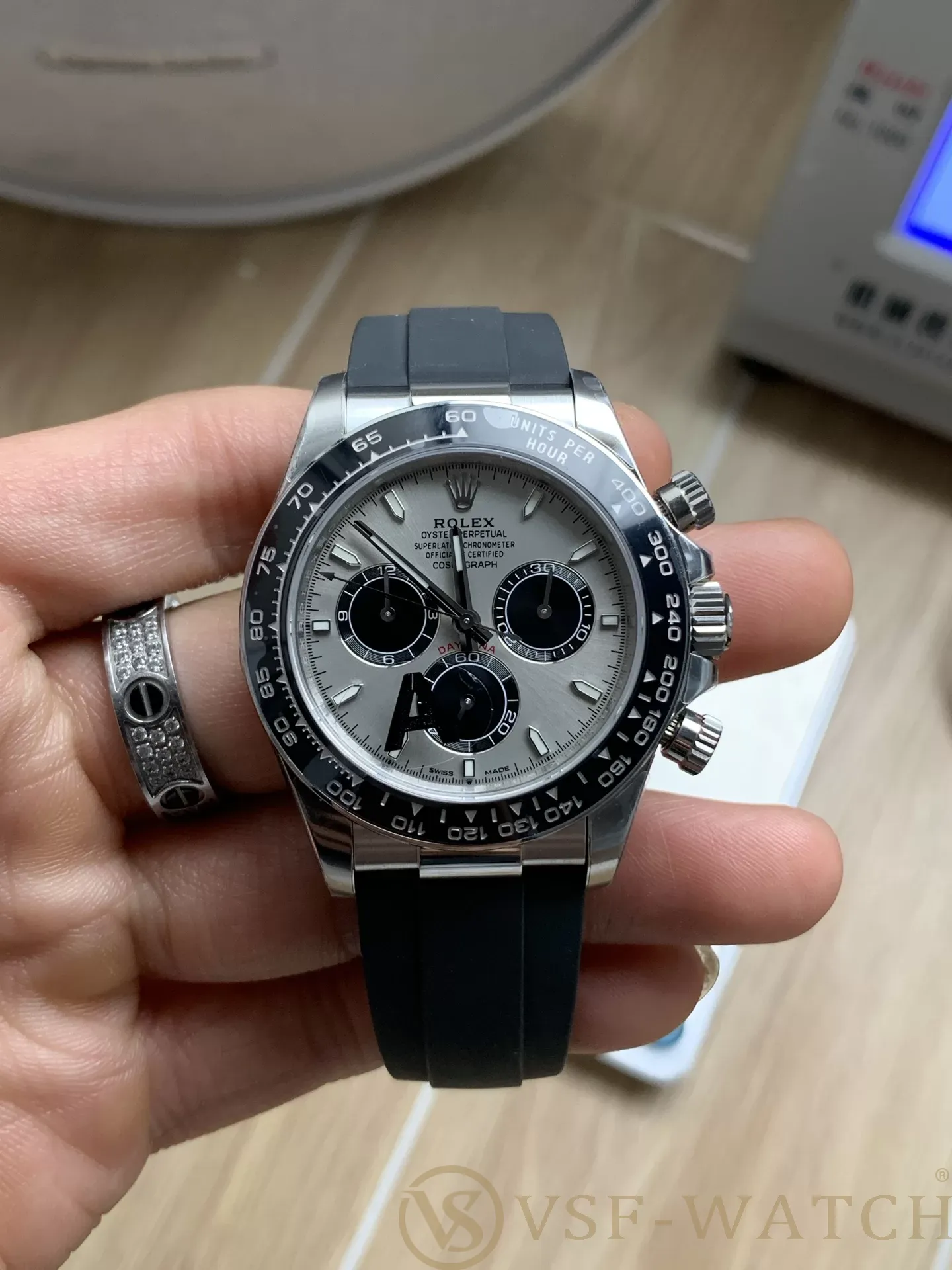 VSF Watch Factory Rolex Cosmograph Daytona “Grey Ghost” Slat
