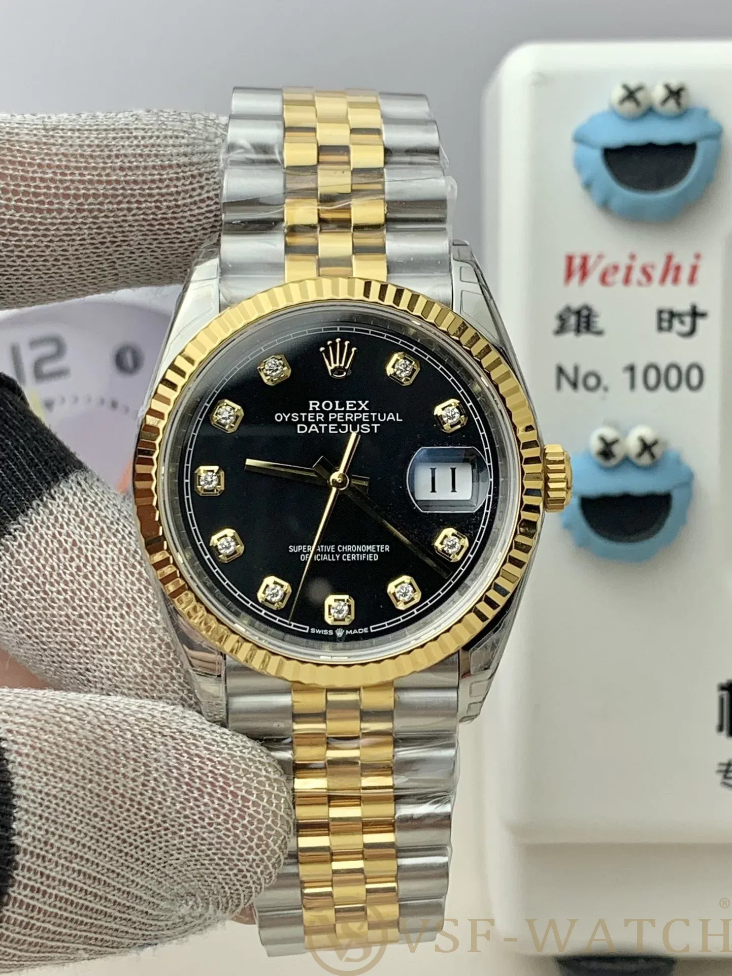 VSF Watch Factory Rolex Datejust 36mm Two-Tone Yellow Gold B