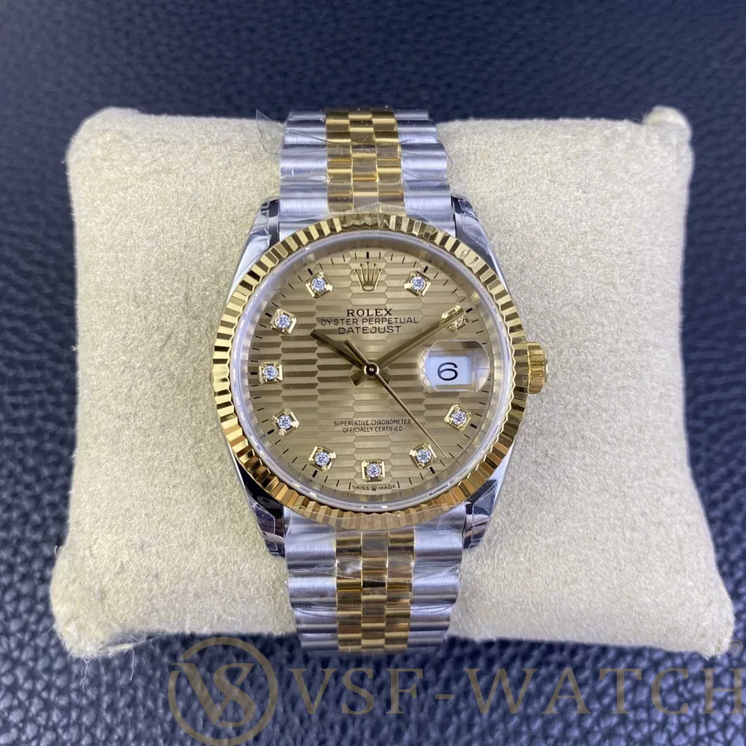 VSF Watch Factory Rolex Datejust 36mm Two-Tone Yellow Gold G