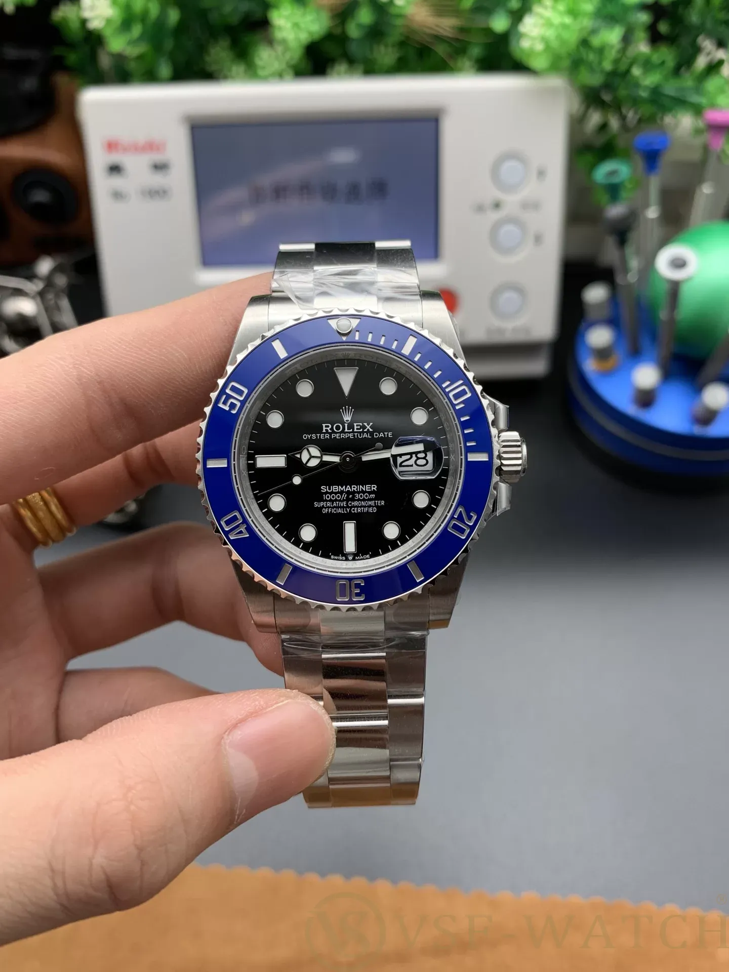 VSF Watch Factory Rolex Submariner Date “Cookie Monster” Blu