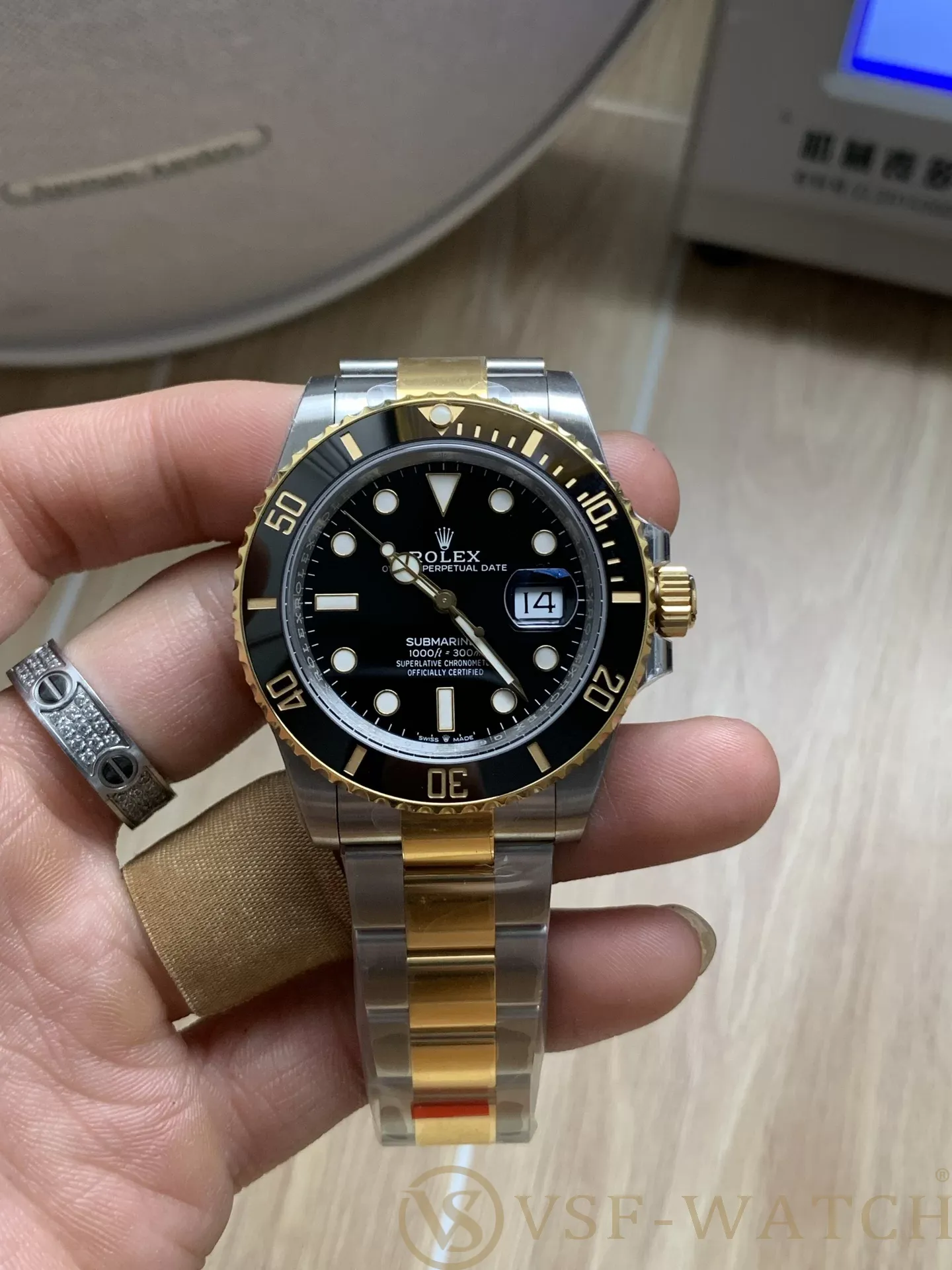 VSF Watch Factory Rolex Submariner Date “Two-Tone Black” 18K