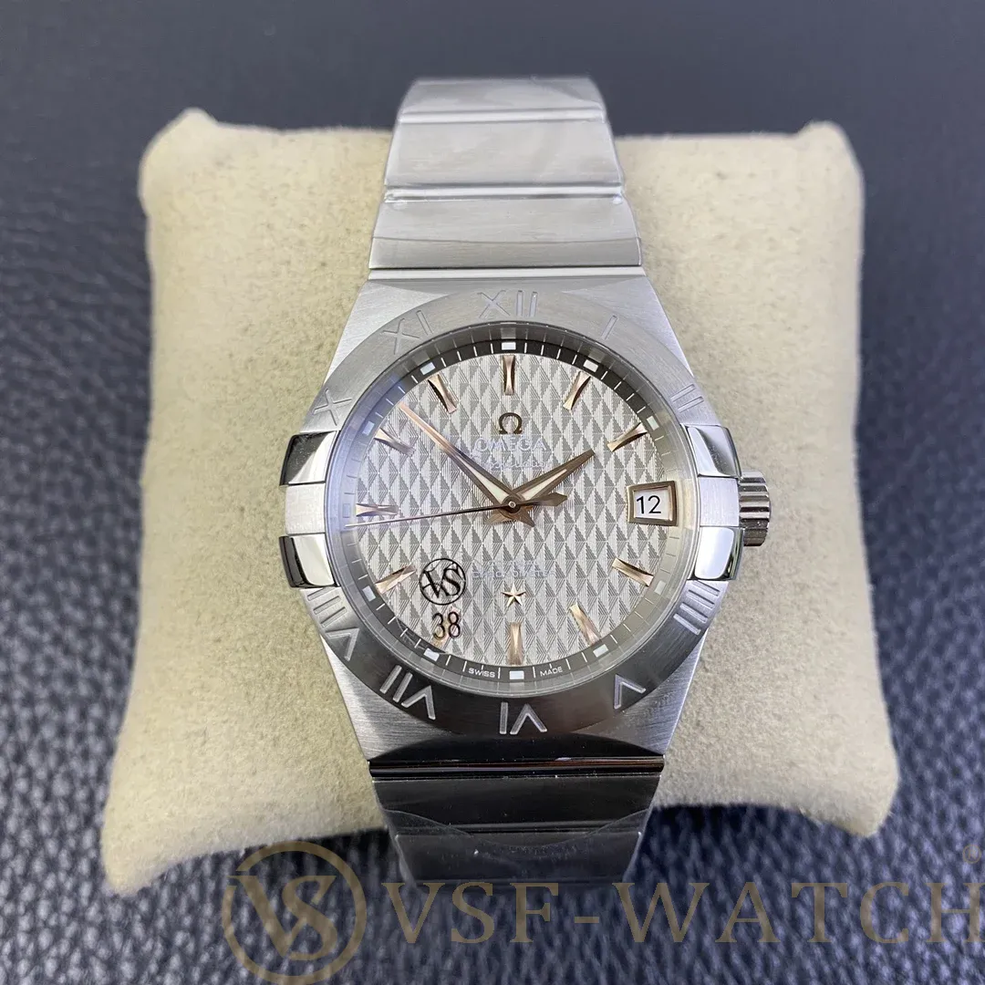 VS Factory Omega Constellation Co-Axial 38mm Steel & Sed