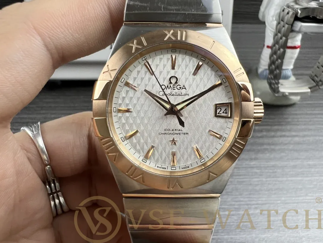 VS Factory Omega Constellation Co-Axial 38mm Two-Tone Sedna 