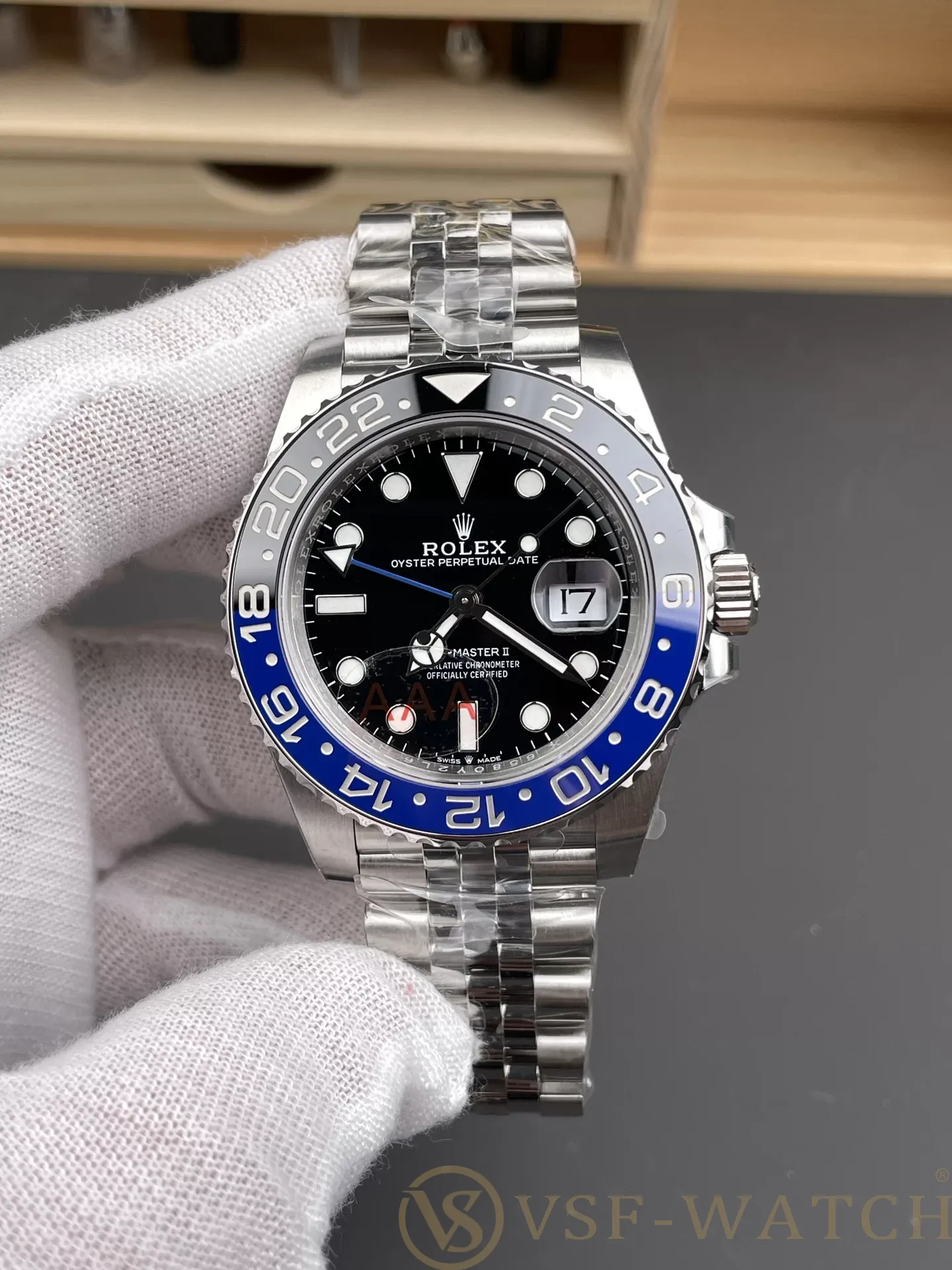 VS Factory Rolex GMT-Master II V3 “Batgirl” Black/Blue Ceram
