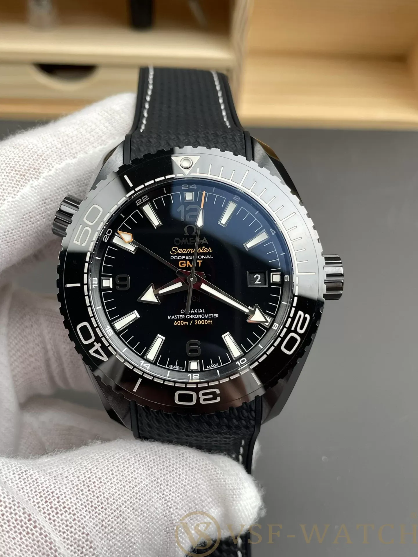 VS Factory Omega Seamaster Planet Ocean 600M GMT 45.5mm “Dee