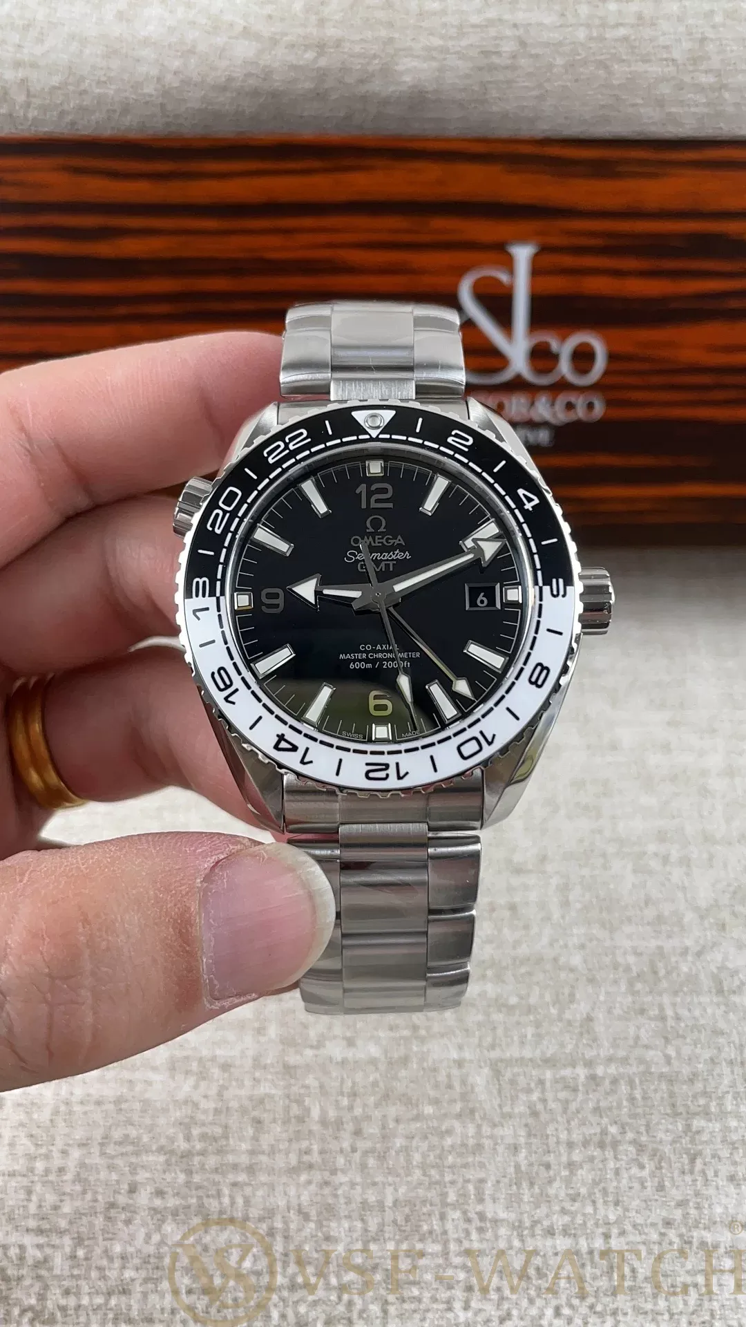 VS Factory Omega Seamaster Planet Ocean 600M GMT 43.5mm “Tai