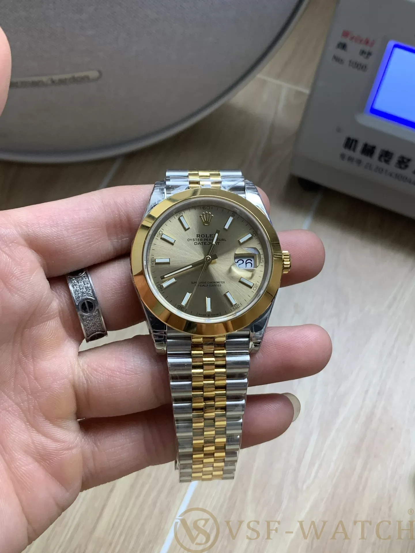 VS Factory Rolex Datejust 41mm Two-Tone Yellow Gold Champagn
